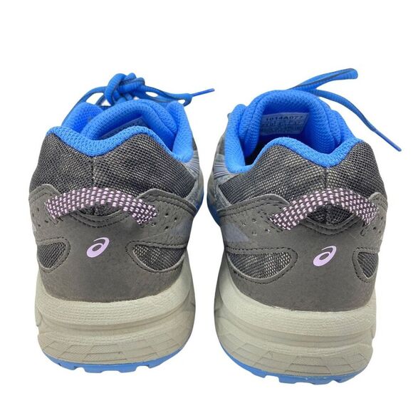 ASICS Unisex Kids GEL-Venture 6 Running Shoes Gray Blue 1014A077 Lace Up 4.5 M - Picture 2 of 9